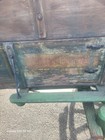 John Deere Antique Horse-Drawn Wagon Green Yellow Wood Metal — photo 2