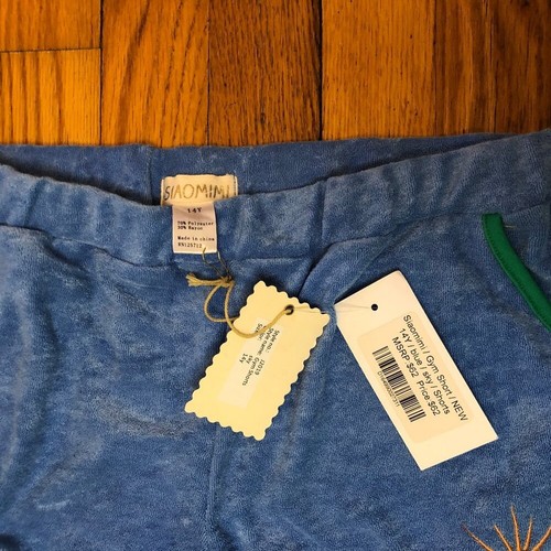 Siaomimi NWT Blue Gym Shorts - Size 14 Youth - Picture 5 of 7