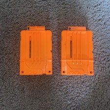 Lot of 2 Nerf 6 Round Dart Clip Ammo Magazine...