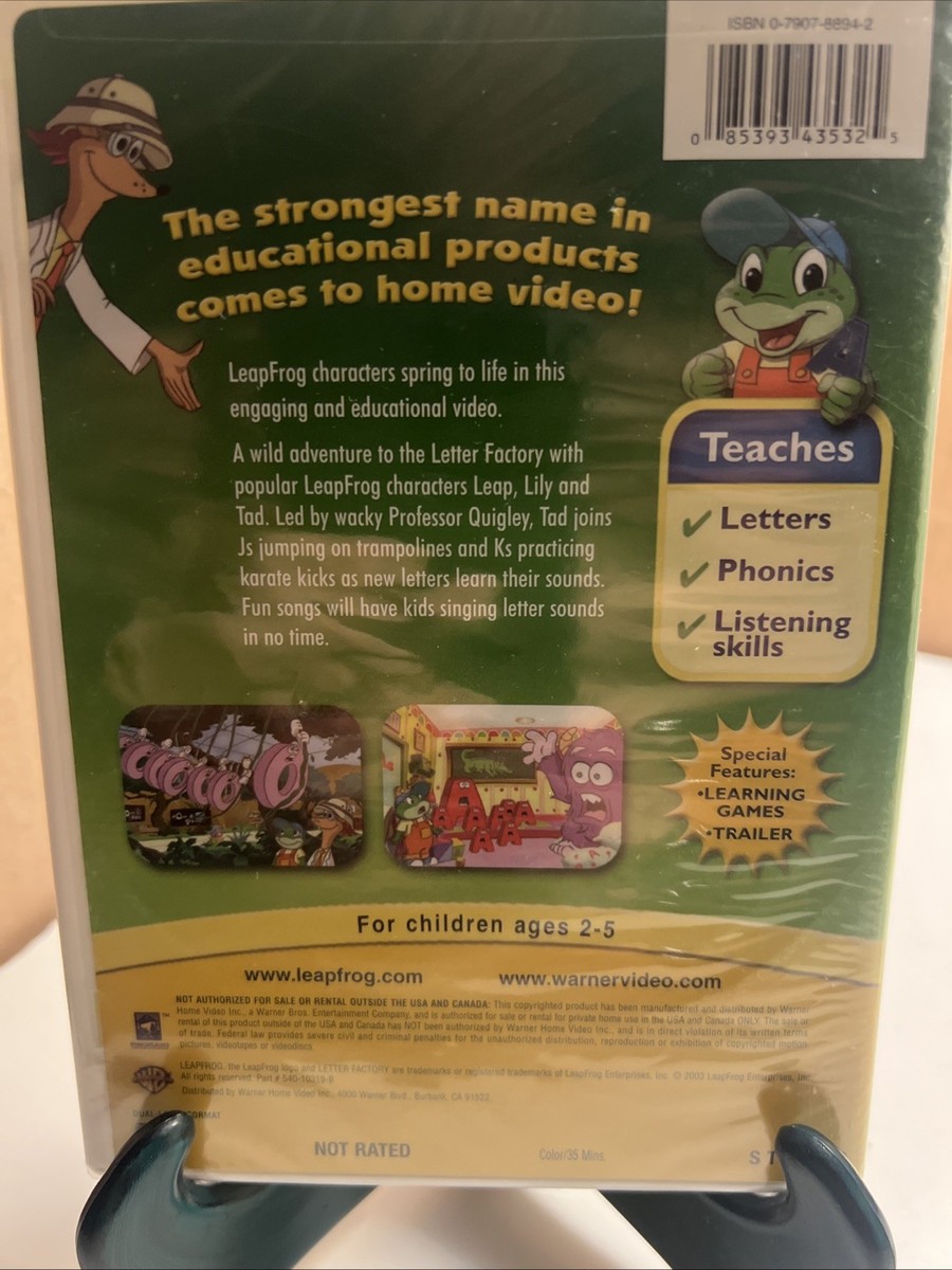 LeapFrog: Letter Factory (DVD, 2003) for sale online | eBay