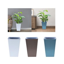 Pot de Jardin En Plastique avec Système D'arrosage Automatique, Style Moderne