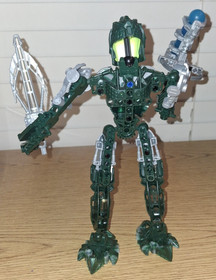 2006 Lego Bionicle Toa Kongu Set 8731 100% Complete Sword Lights 4x Zamores