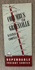 Columbus and Greenville Railway 1950 Freight Schedules