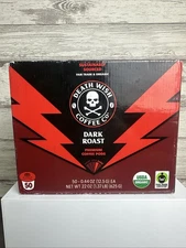 Death Wish Coffee Co Dark Roast 50 Single Coffee Pods 0.44oz/12.5g