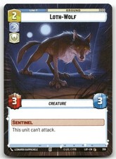 Loth-Wolf (Hyperspace) Star Wars Legends of the Force 308 Common NM