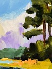 Spring Creek Landscape Painting 11x14 Acrylic Art R Stevens — photo 4