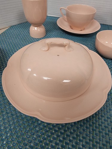 Vintage ROSEDAWN Johnson Bros England Pink Breakfast Set For One -12 pcs Dishes - Picture 6 of 24