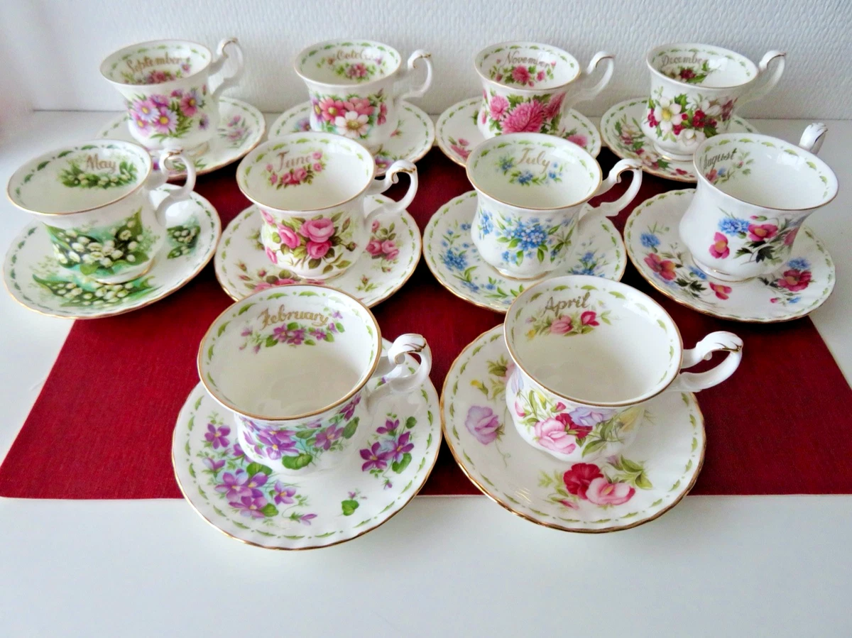 Tasses porcelaine royal albert