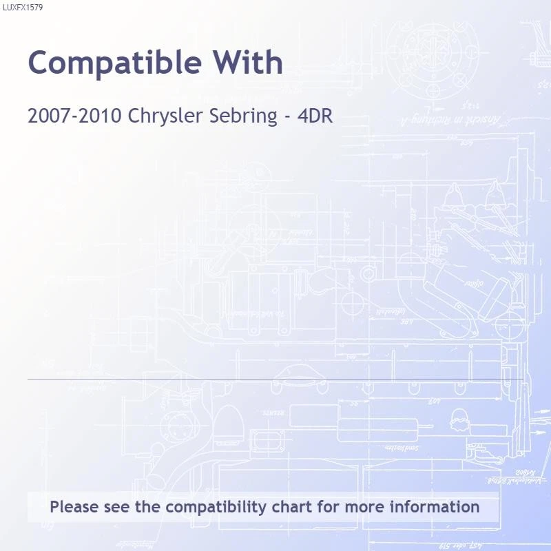 Tapicería de guardabarros cromada FX de lujo 6p con junta para Chrysler Sebring 2007-2010 Foto 3 de 4