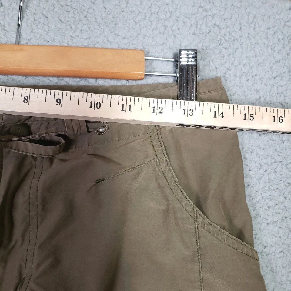 "Pantalones cortos Columbia para mujer pequeños verde oliva S05-AL4356 senderismo empacables entrepierna de 6""" Foto 4 de 4