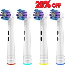 Replacement Toothbrush Heads for Oral-B, 4 Pack Replacement Heads