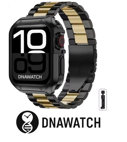 Cinturino per Apple Watch con Cover in Acciaio Serie 9/8/7/6/5/4/SE/ULTRA inciso - Foto 19 di 127