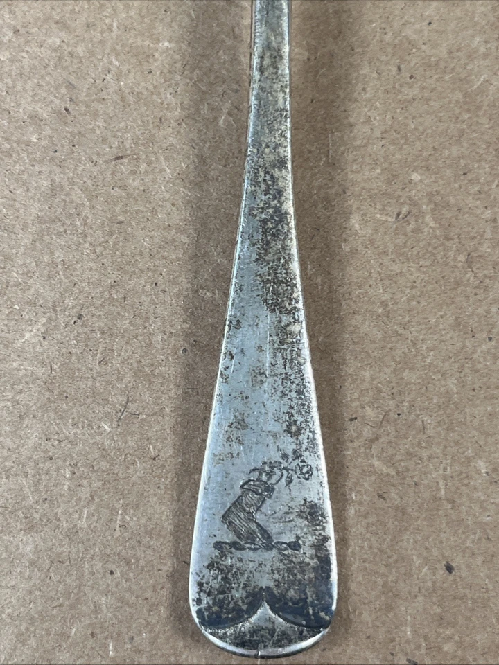 Horquilla de violín de plata esterlina Londres 1899 8,25” 67 g RS CRESTA HERÁLDICA Foto 2 de 4