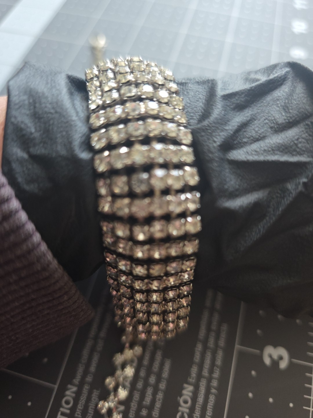 Vintage Rhinestone Bracelets Unsigned - image 7