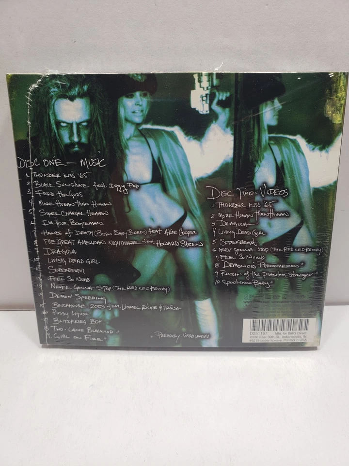 Past Present & Future by Rob Zombie (CD & DVD, 2003) NEW!!! - Image 2 of 2