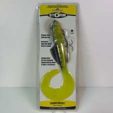 Storm ThunderBeast 9 Swimbait 4.75oz Green Perch Slow Sink VMC Fishing Lure