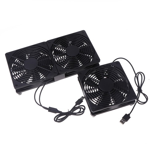 1 Set 120mm DC12V USB Powered PC Router Fans High Airflow Cooling Fan - Bild 9 von 16