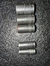 Snap On  5PC 1/4'' Drive 6 PT S AE 1/4-9/16'' Shallow Impact Set (no 3/8)