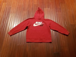 nike red hoodie kids