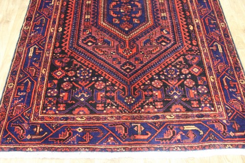 VINTAGE HANDMADE PERSIAN WOOL RUG, VERY HARD WEARING 210 X 150 CM - Picture 3 of 12
