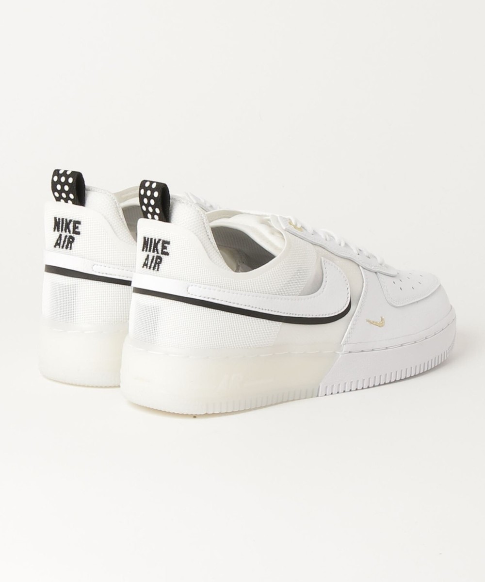 Nike Air Force 1 Low React 40th Anniversary White Black Gold Nike Air Force 1 Low React 40th Anniversary White Black Gold