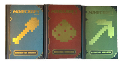 Minecraft Handbook Lot: 3 Books-Hard Cover: Video Game Strategy Guides