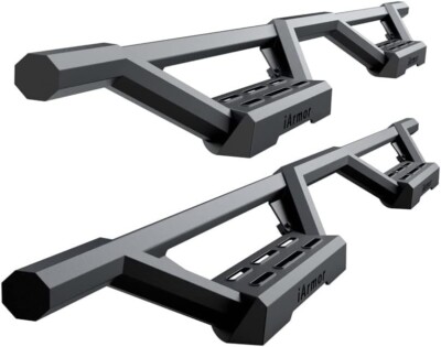 Stainless Steel Drop Steps Armor For 05-23 Tacoma Extended Access Cab