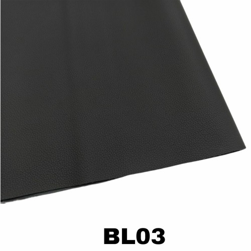 Black Auto Upholstery Marine grade Vinyl Fabric Faux Leather PVC Furniture Boat - Picture 25 of 50