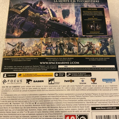 Space Marine 2 Warhammer Gold Edition , PS5 Usato ottimo - Picture 3 of 24