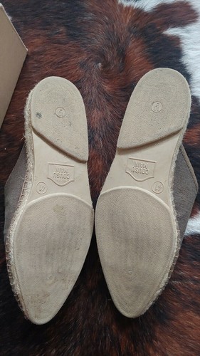 ESKANDAR Nerz Beige Neutral Leinen Espadrille Flats Slipper Slipper Slipper Schuhe 41 8 7 - Bild 5 von 7