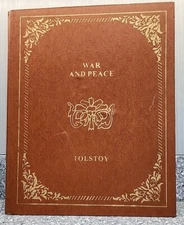 War And Peace Tolstoy Hideaway Book Box Safe Wooden Box Large 13.5×11×3"