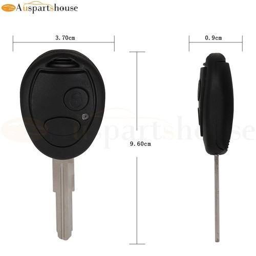 2 Buttons Remote Entry Car Key Fob For Land Rover Discovery 1999-2004 4.0L 4.6L - Picture 2 of 8