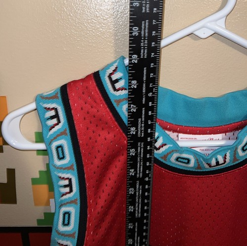 Vancouver Grizzlies Mitchell Ness Swingman Throwback Mike Bibby Jersey Red - S - Picture 6 of 9