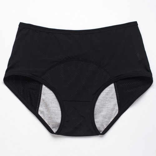 1/3/5pcs Womens Girl Period Panties Leak-Proof Cotton Briefs Menstrual Underwear - Picture 12 of 35