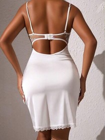 Women's Sexy-Lingerie G-String Lace Sleepwear Dress Babydoll Nightwear Underwear