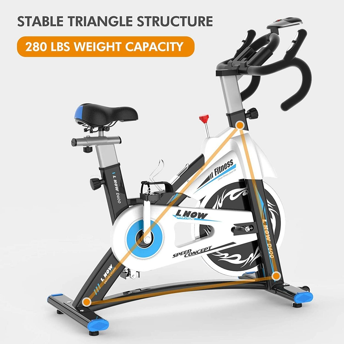 Exercise Bike Stationary Equipment Indoor Cardio Workout Fitness