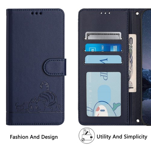 For T-Mobile Revvl 7 Pro Cute Pattern RFID Blocking Slots Crossbody Wallet Case - Picture 35 of 85