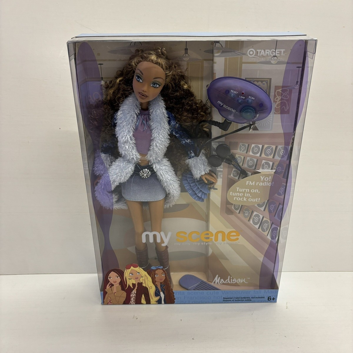 MY SCENE MADISON BARBIE 2003 W/Radio TARGET SPECIAL EDITION RARE