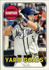 2018 Topps Heritage Minor League Garrett Hampson #159 Hartford Yard Goats