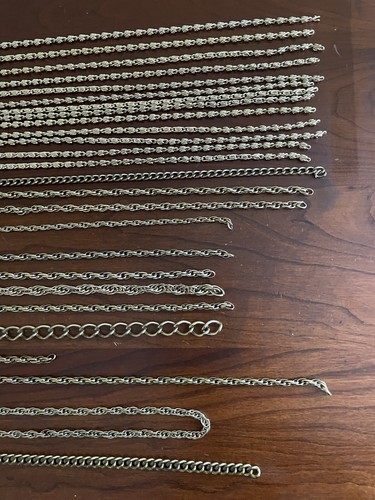 Maglia catena tono oro misto 2,5 libbre per creazione gioielli o rielaborazione decorazione artistica - Foto 4 di 8