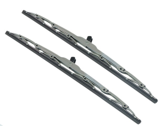 2 Silberne 45cm. Wischerblätter für Ford Taunus Scheibenwischer 2 Silberne 45cm. Wischerblätter für Ford Taunus Scheibenwischer