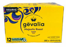 Gevalia Majestic Roast Bold Coffee K Cup Cups Keurig 4.12 oz (12 K Cups)
