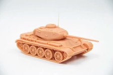 3D printed 1/87 WW II Soviet T-44 Medium Tank Unpainted Kit Model