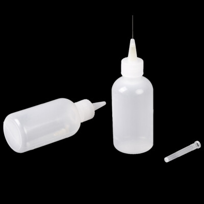 100ml Needle Tip Soldering Liquid Flux Oil Dispenser Plastic Empty Bot:KE