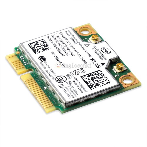 intel wireless-ac 7260HMW WiFi+BT 4.0 module Card For Dell Latitude E7440 E7240 - Picture 3 of 11
