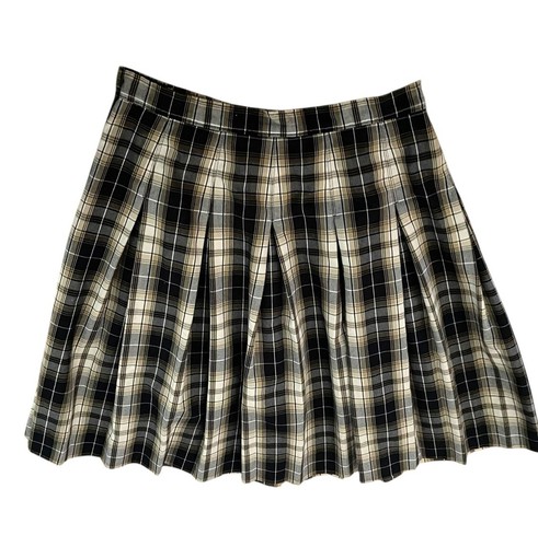 Dennis Uniform Plaid Pleated Skirt H189LA Juniors 1 J1 Catholic School USA Union - Picture 2 of 5