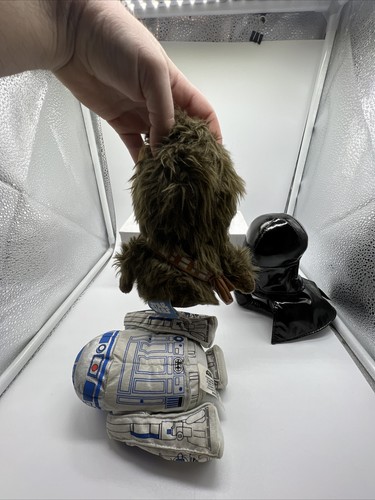 STAR WARS R2-D2 Darth Vader Chewbacca Plush Lot Read - Picture 9 of 9