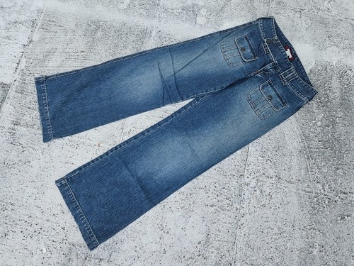 Abercrombie and Fitch Women Jeans Blue Denim Bell Bottom Cotton Jeans