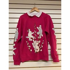 Vintage cats crewneck Sweatshirt size large 1990s 80s