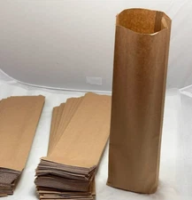 Quart Size Brown Paper Bags for Bread Liquor Wine Bottles Gifts Kraft, 75 PACK!